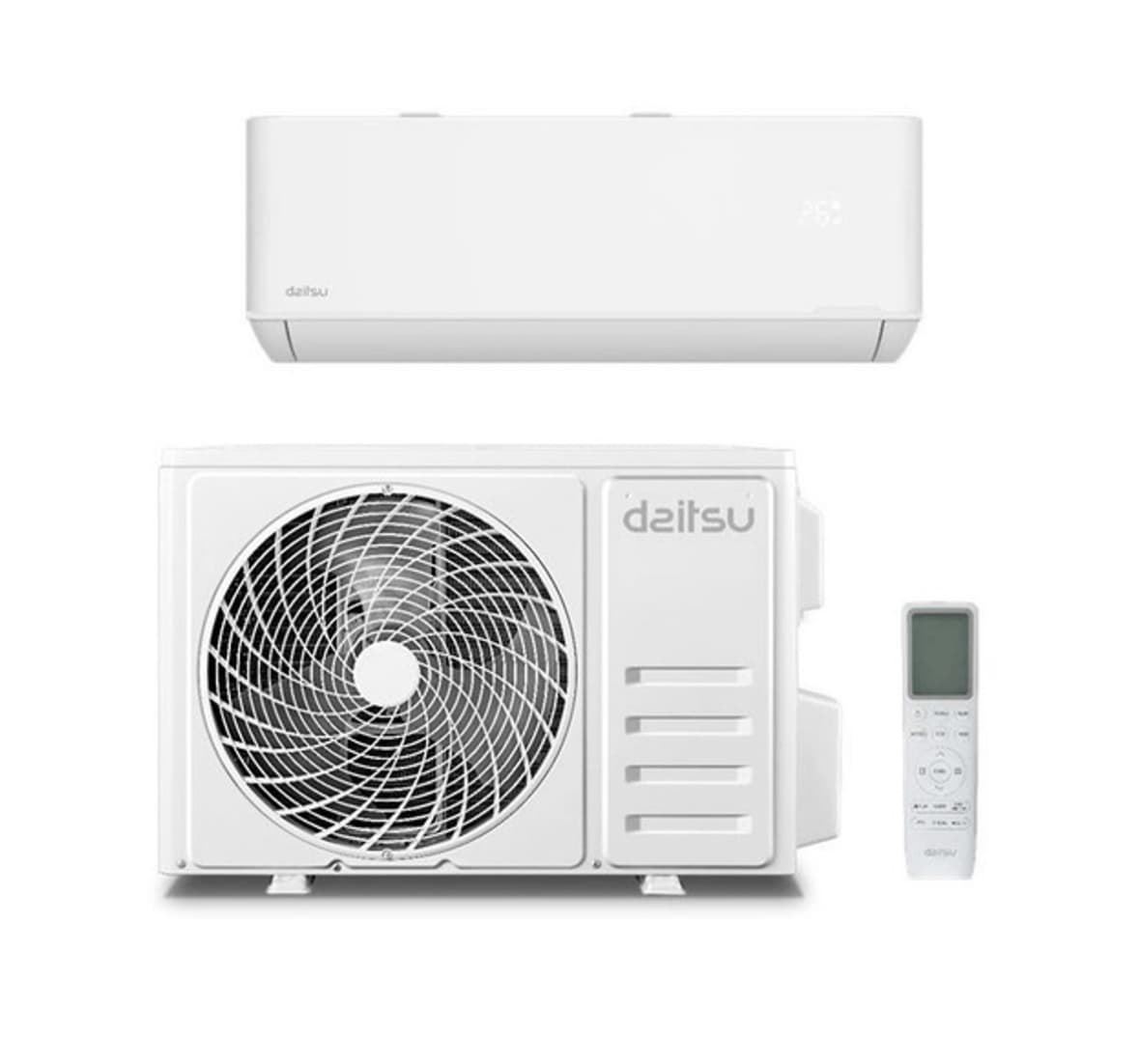 Aire acondicionado Split 1 x 1 - DAITSU Mural Artic Plus DS-12KTP-6, 3009 fg/h, Función Inverter, Blanco - Imagen 2
