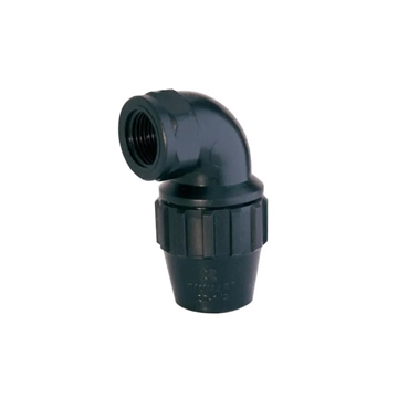 Codo rosca hembra para tuberías de PE J-71 - Imagen 1