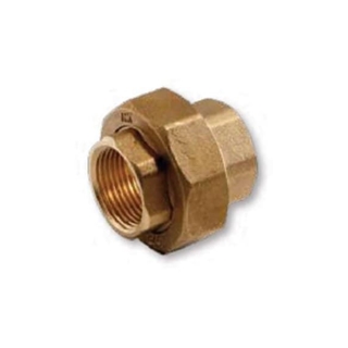 Enlace unión 3 piezas h-h de latón estampado - Imagen 1