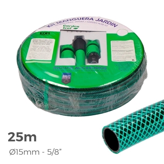 KIT MANGUERA DE JARDIN BASIC 25 m (5/8" 15 mm) - Imagen 1