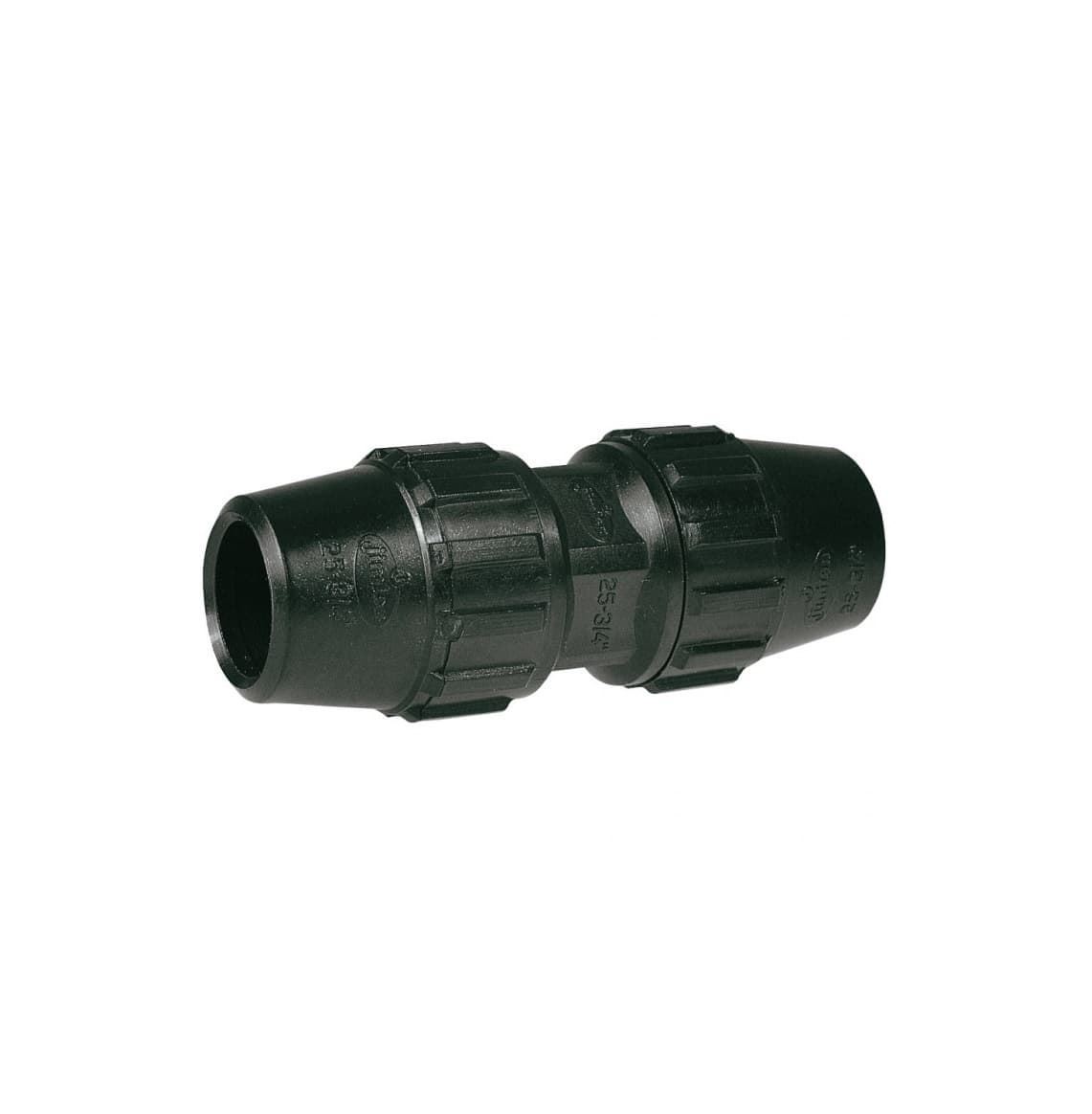 Manguito doble para tuberías de PE J-63 - Imagen 1