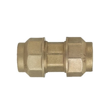 Racor anillo de latón terminal doble recto FIV - Imagen 1