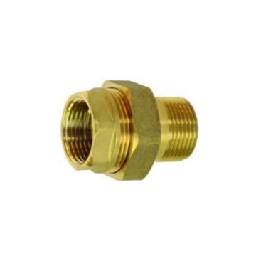 Tuerca unión 3 piezas m-h ring de latón estampado - Imagen 1